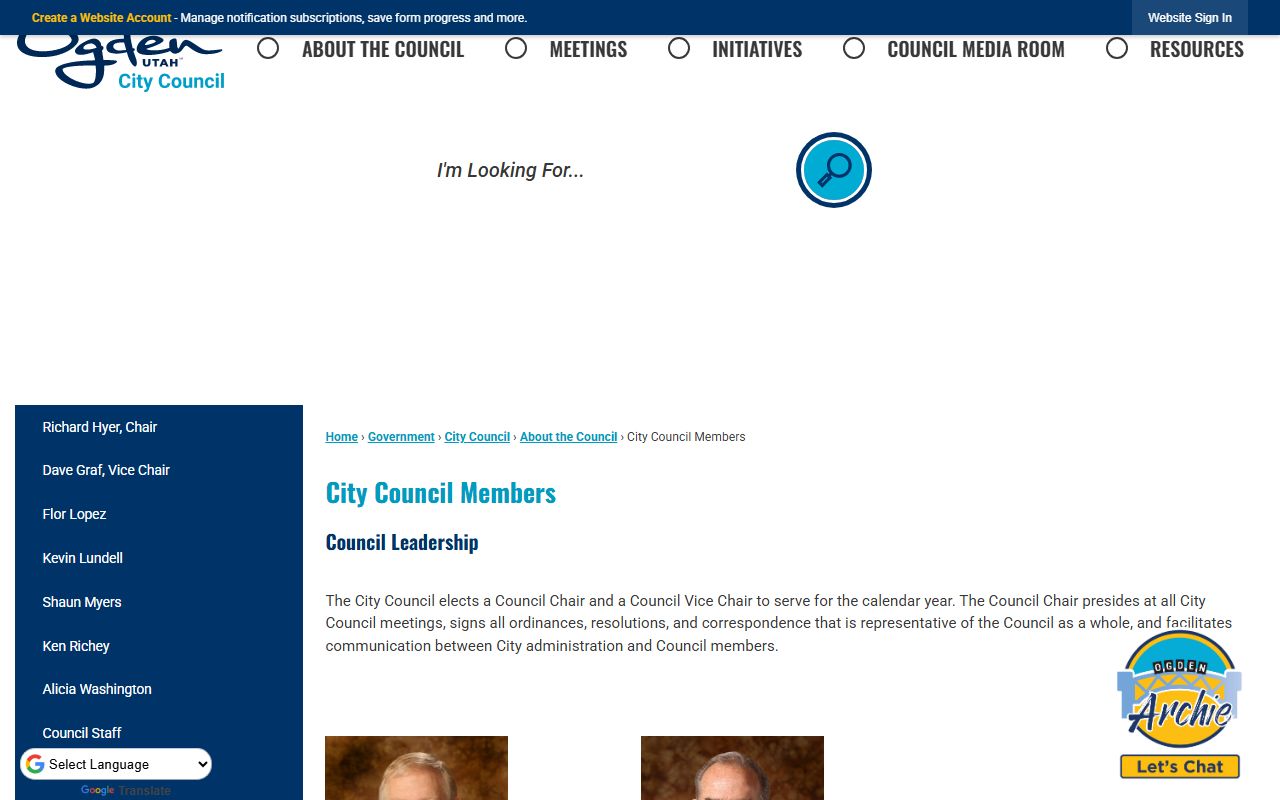 Ogden City public records request for criminal history documents