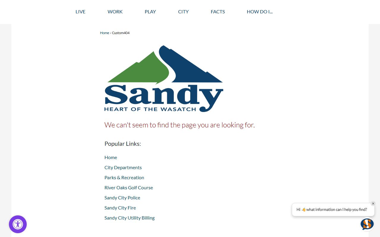 Sandy City public records portal for criminal history