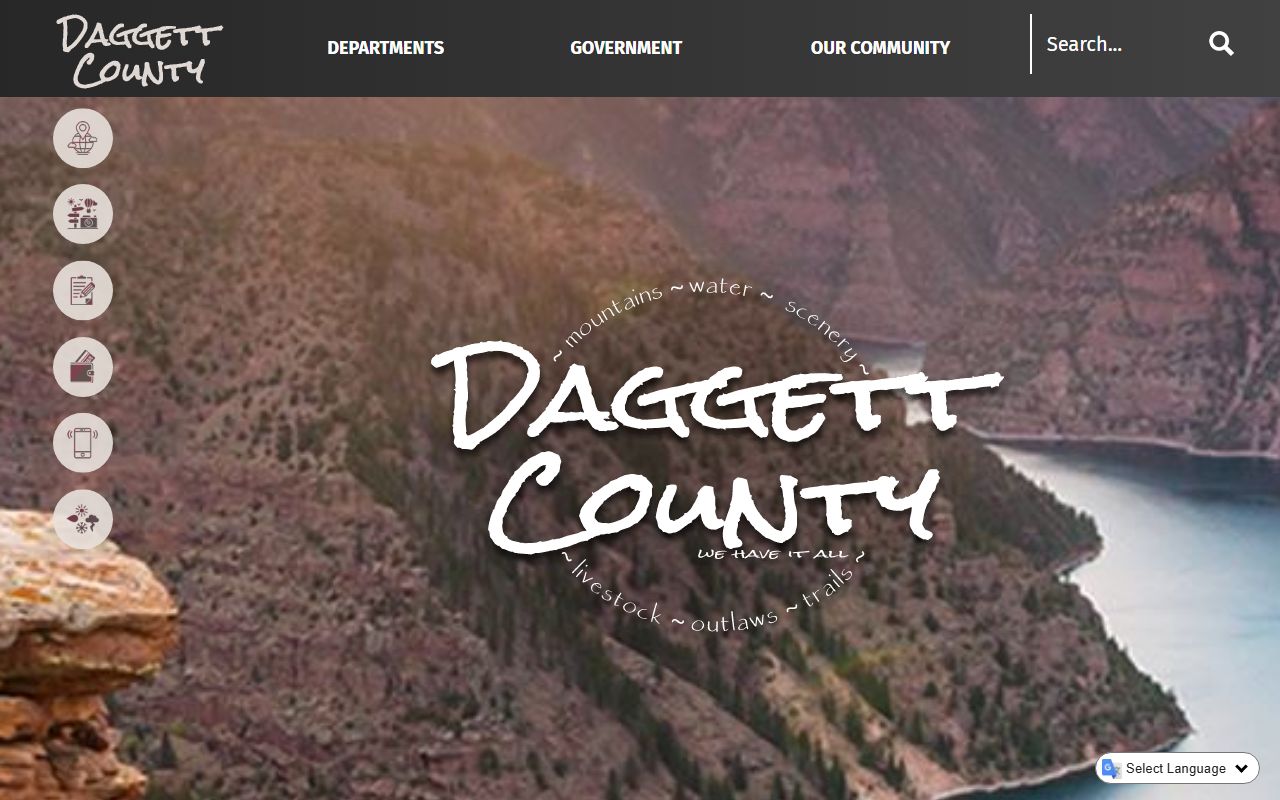 Daggett County criminal history records from the official county website